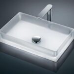 Chậu rửa mặt trong suốt MR710 TOTO nội địa Nhật