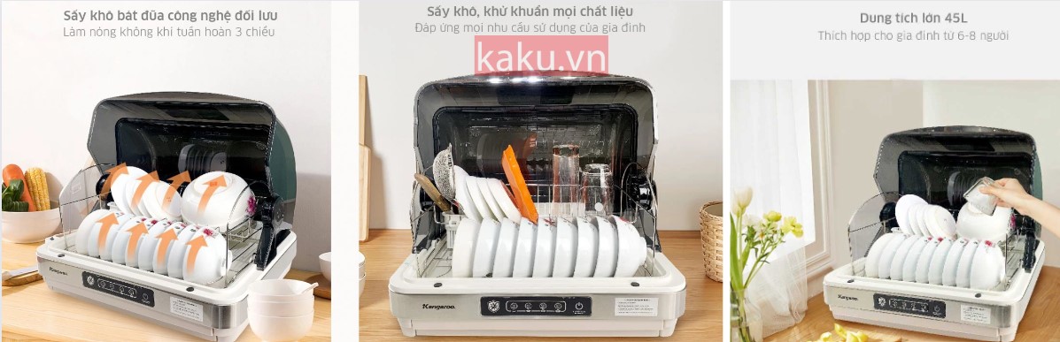 máy sấy bát Nhật Khử trùng bằng tia UV