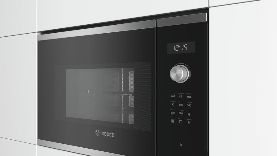 Lỗi ánh sáng và bị rỉ sét trên lò vi sóng Bosch nhập khẩu