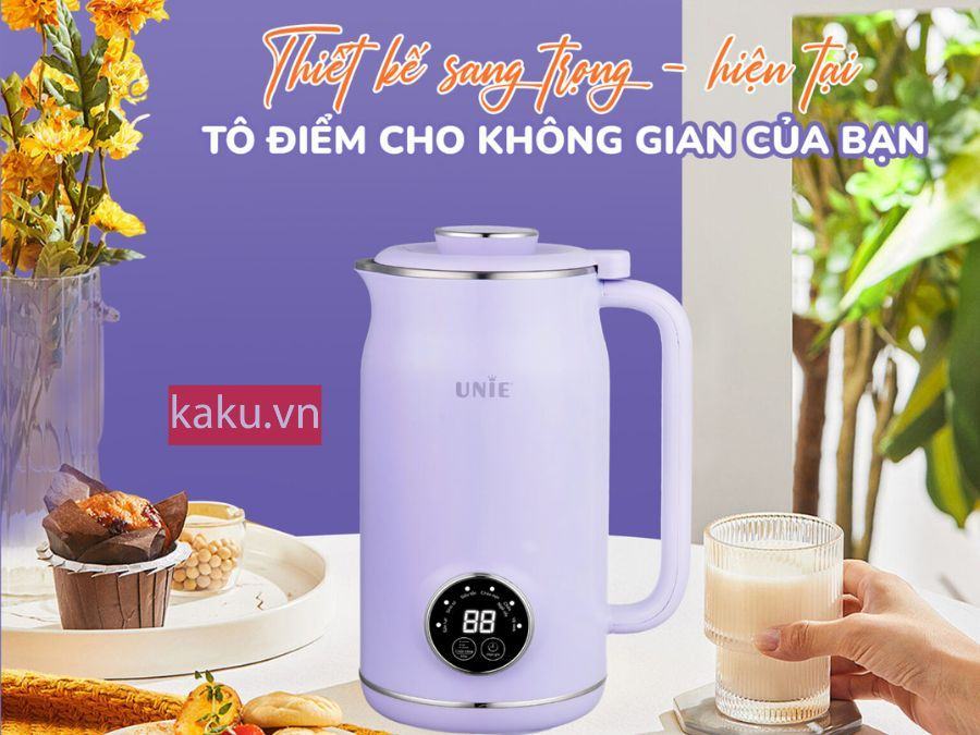 Máy làm sữa hạt UNIE UMB06 Chất Liệu Cao Cấp 7 Máy làm sữa hạt UNIE UMB06 Chất Liệu Cao Cấp