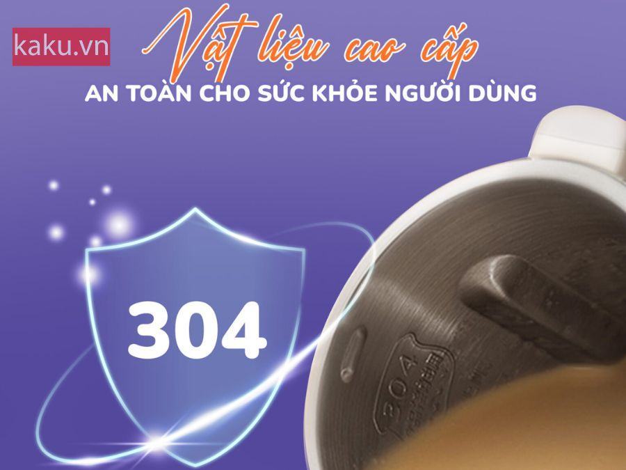 Máy làm sữa hạt UNIE UMB06 Chất Liệu Cao Cấp 10 Máy làm sữa hạt UNIE UMB06 Chất Liệu Cao Cấp