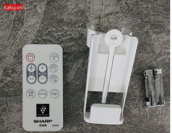 Quạt điện Sharp PJ-N3DS-W kiêm khử mùi chất lượng cao cấp 5 Có Điều khiển từ xa tiện lợi