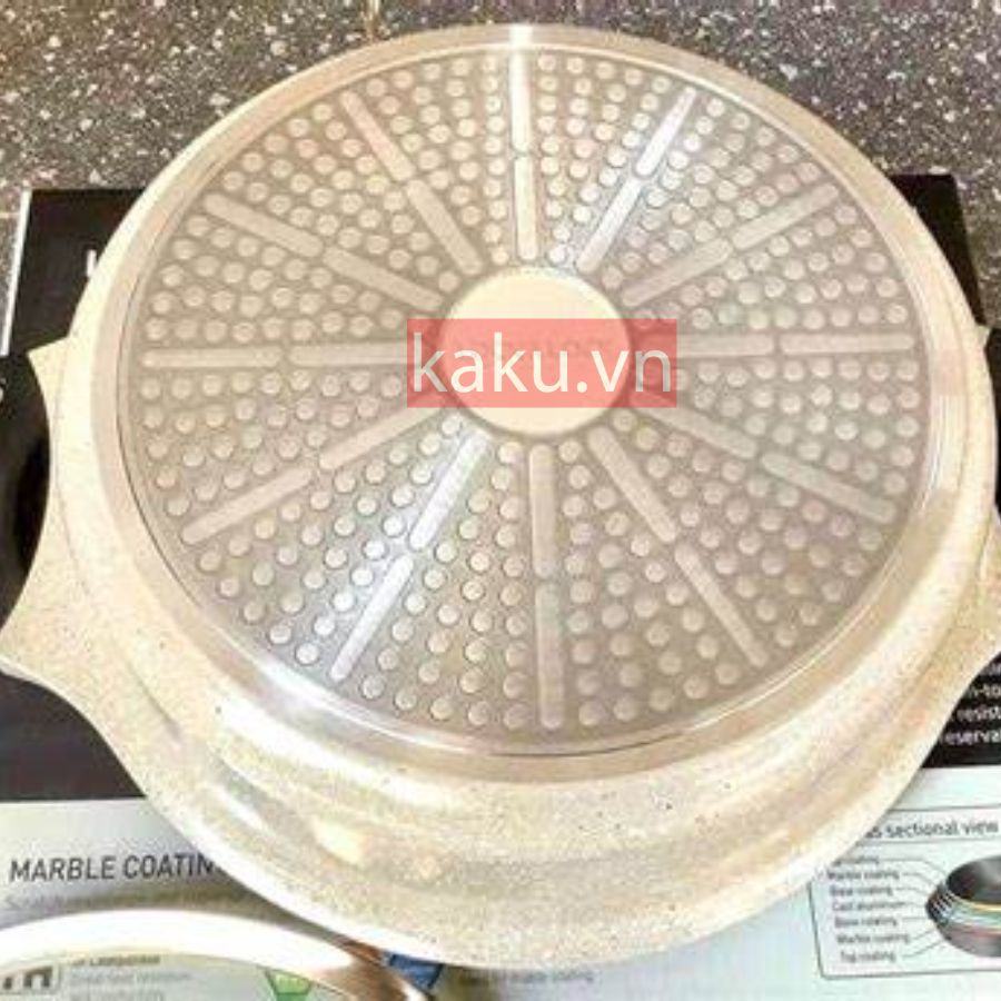 Nồi Đá 7 Lớp Cao Cấp Lock&lock Stone LCA6244D Chính Hãng