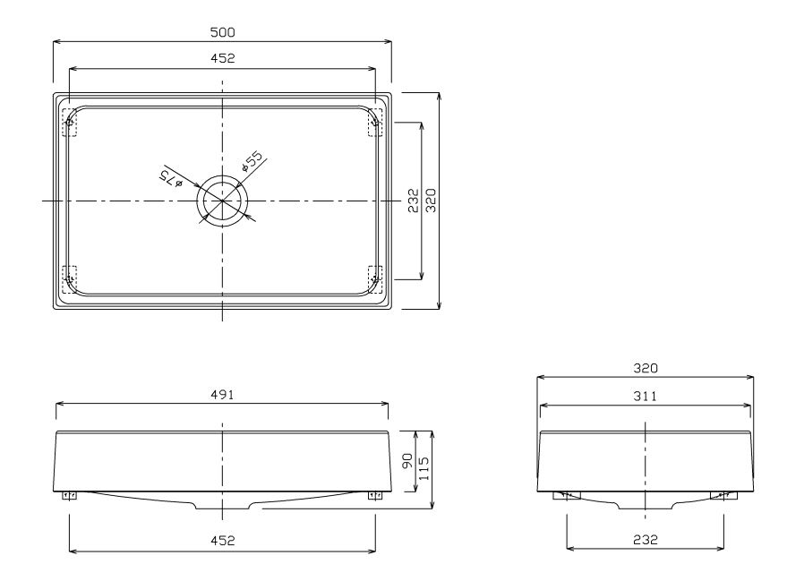 Chậu rửa mặt trong suốt MR710 TOTO nội địa Nhật 2 Chậu rửa mặt trong suốt MR710 TOTO nội địa Nhật - Hình ảnh 2