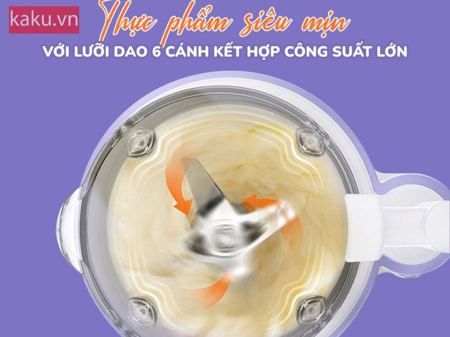 Máy làm sữa hạt UNIE UMB06 Chất Liệu Cao Cấp 9 Máy làm sữa hạt UNIE UMB06 Chất Liệu Cao Cấp