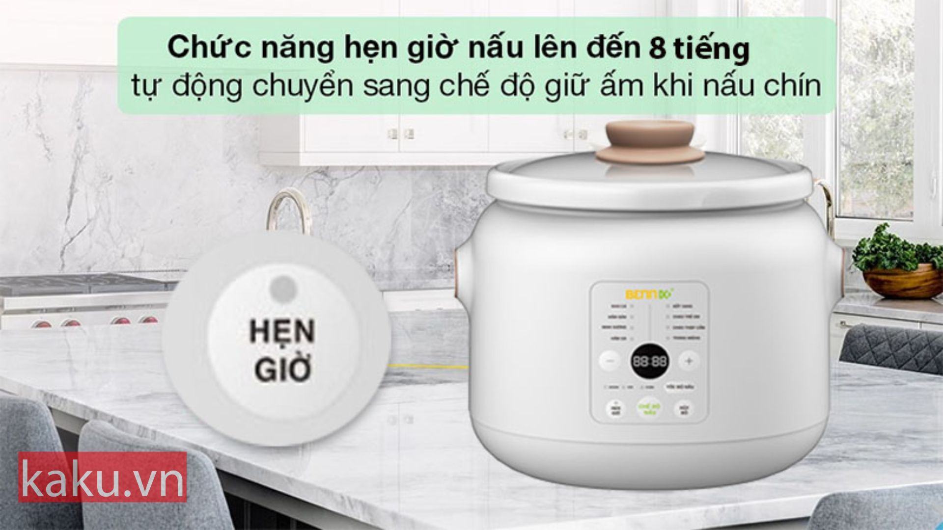 Nồi Nấu Chậm Đa Năng Điện Tử 8 Chức Năng Bennix BN-30SLC