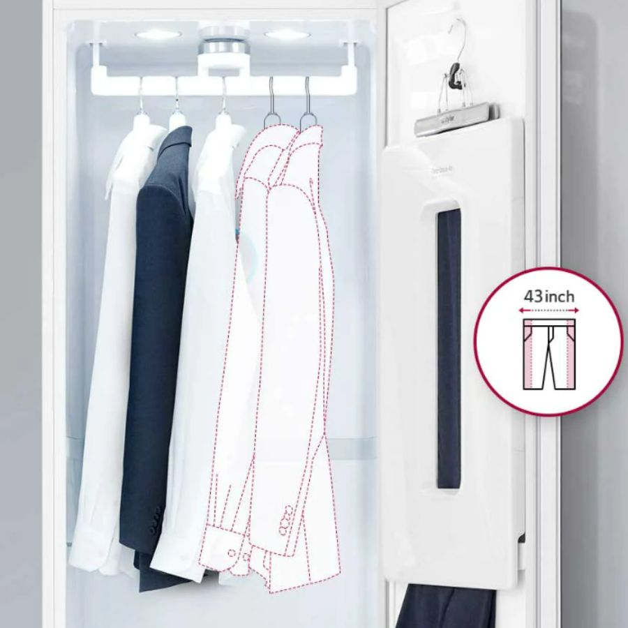 Tủ Giặt-Hấp-Sấy LG Styler S5MB Mặt Gương Kính Đa Năng 11 Tạo nếp ly quần hoàn hảo