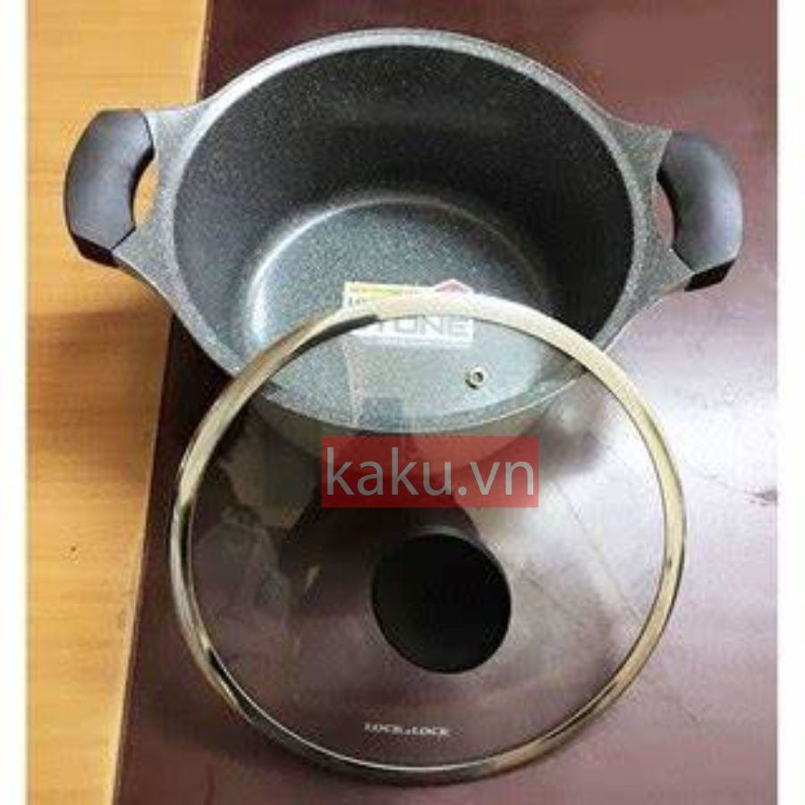 Nồi Đá 7 Lớp Cao Cấp Lock&lock Stone LCA6244D Chính Hãng