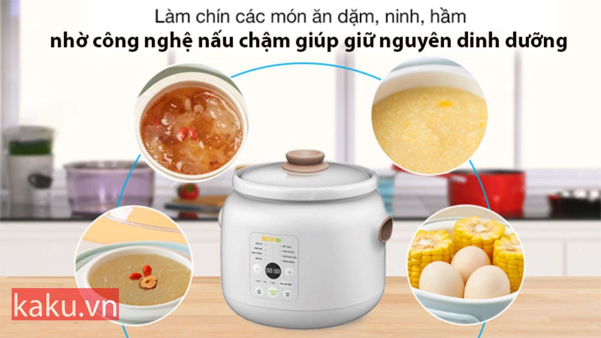 Nồi Nấu Chậm Đa Năng Điện Tử 8 Chức Năng Bennix BN-30SLC