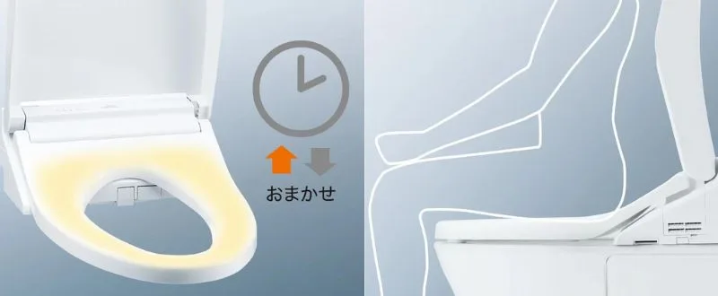 nắp bệt TOTO TCF6553 tự động sưởi ấm chỗ ngồi