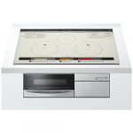 Bếp từ HITACHI HT-K8STWF gồm 3 bếp từ và 1 lò nướng