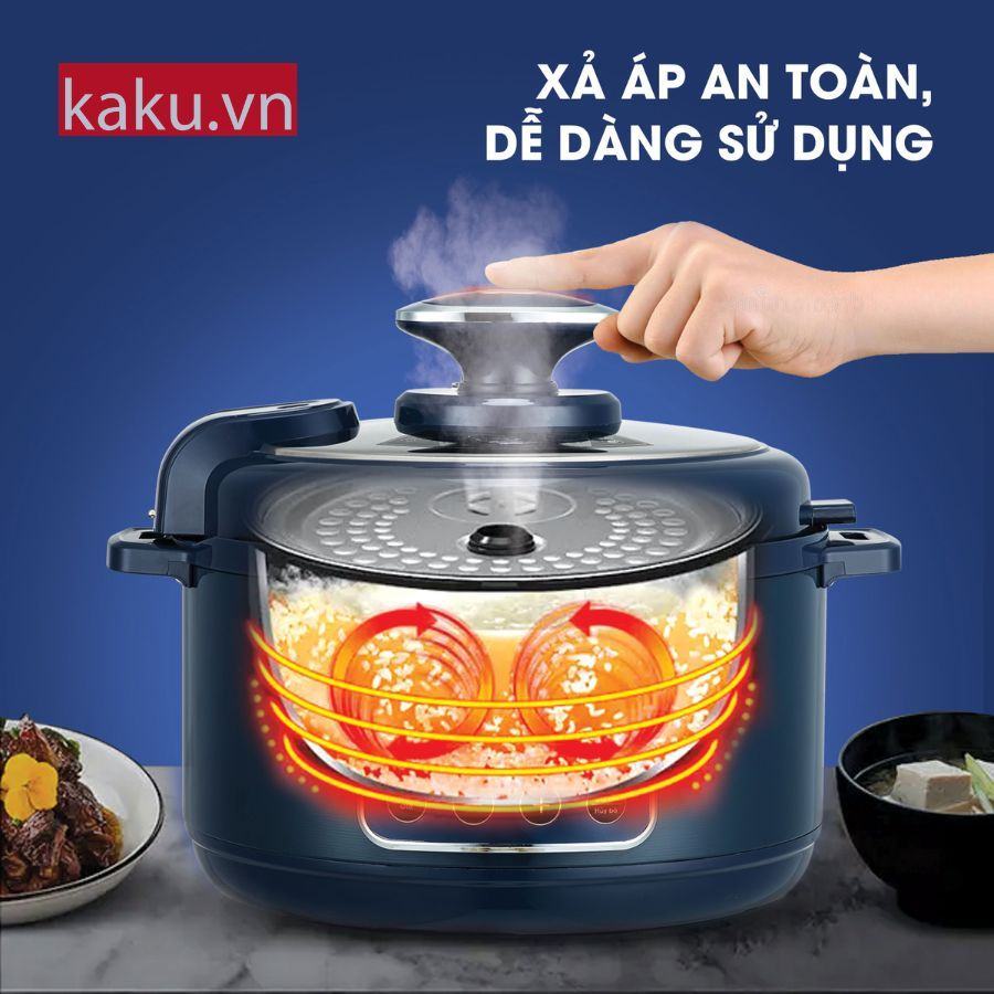 Nồi áp suất điện Kalite KPC4066 - 4 lít CAO CẤP 8 Nồi áp suất điện Kalite KPC4066 - 4 lít CAO CẤP