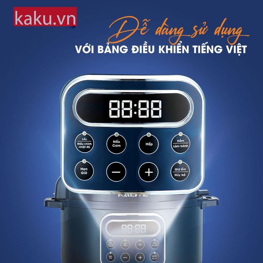 Nồi áp suất điện Kalite KPC4066 - 4 lít CAO CẤP 9 Nồi áp suất điện Kalite KPC4066 - 4 lít CAO CẤP