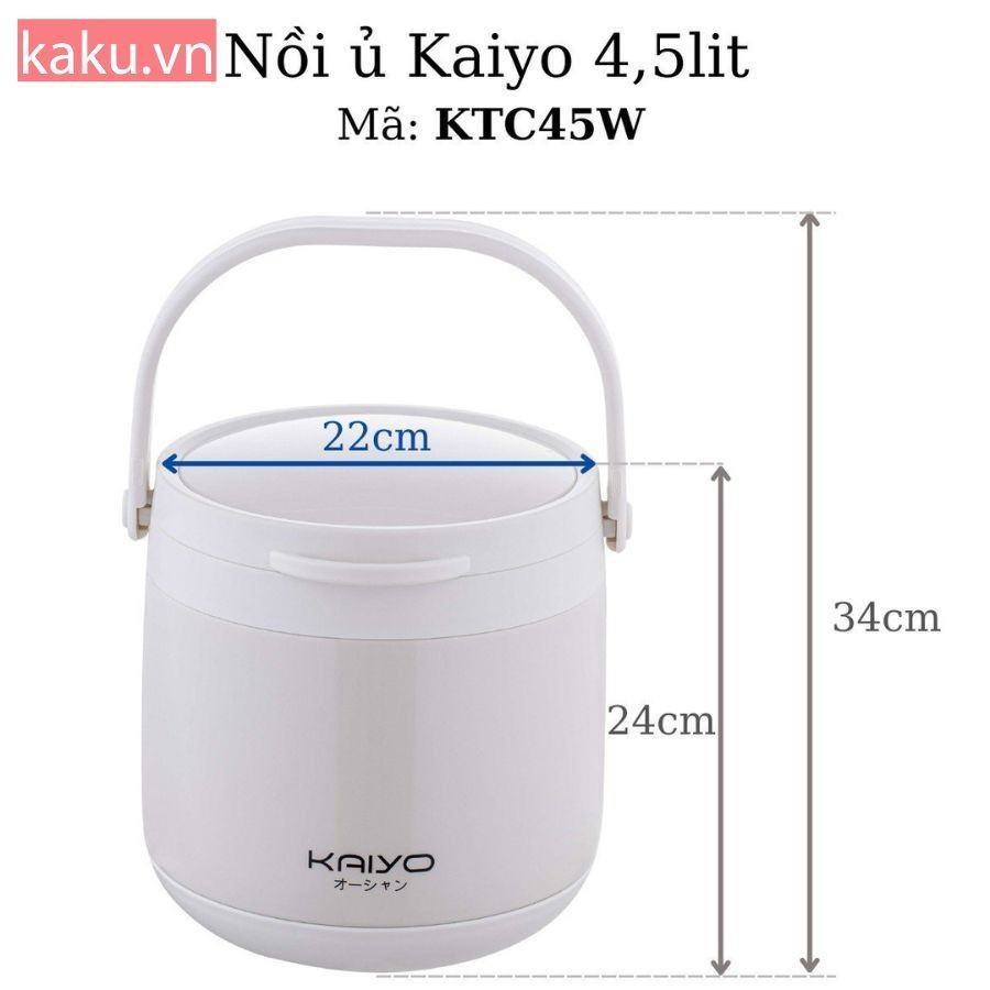Nồi Ủ KAIYO-NHẬT KTC45W CAO CẤP 3 Nồi Ủ KAIYO-NHẬT KTC45W CAO CẤP