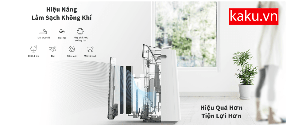 Cảm nhận về Sharp KI-PX100 máy lọc không khí bù ẩm Nhật. 8 máy lọc không khí Sharp KI-PX100