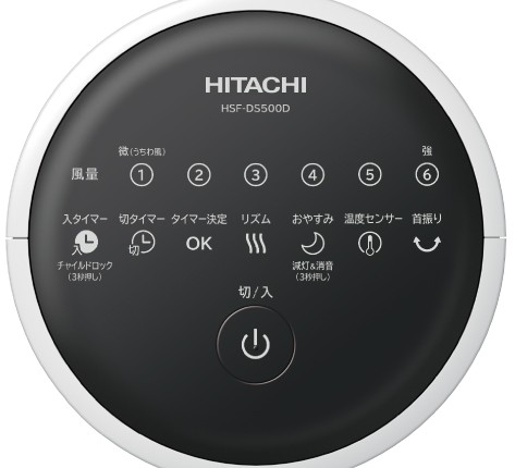 Quạt tháp Hitachi HSF-DS500D nội địa Nhật động cơ DC 14 HSF-DS500D-3