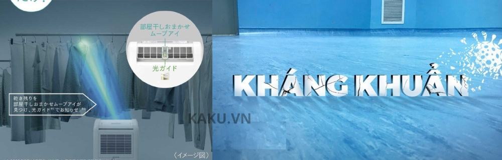 Chế độ sấy khô trực tiếp (lượng quần áo ít)