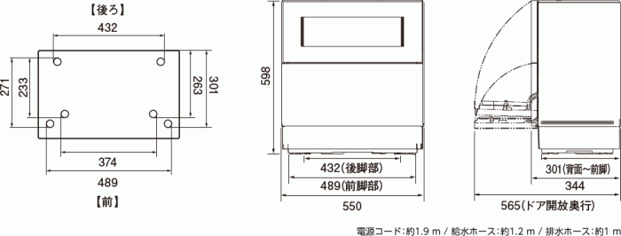 Hướng dẫn sử dụng máy rửa bát PANASONIC NP-TH3 nội địa Nhật