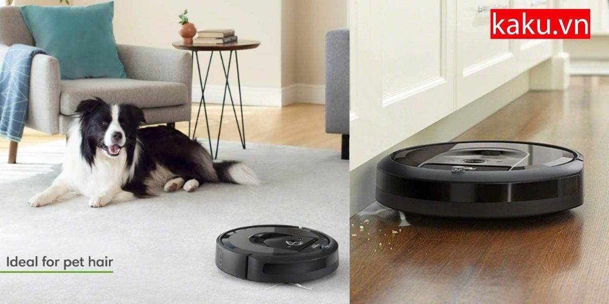 Đánh giá giữa robot hút bụi Dyson và Roomba ! 10 Robot hút bụi Roomba I7