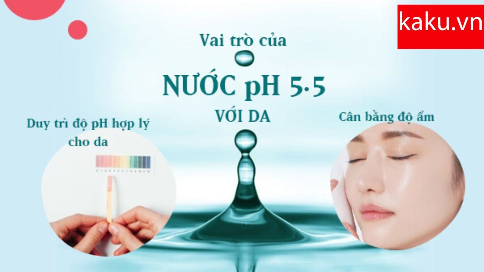 Làm đẹp bằng nước Ion kiềm mà bạn đã biết ! 4 Làm đẹp da bằng nước Ion kiềm pH 5.5