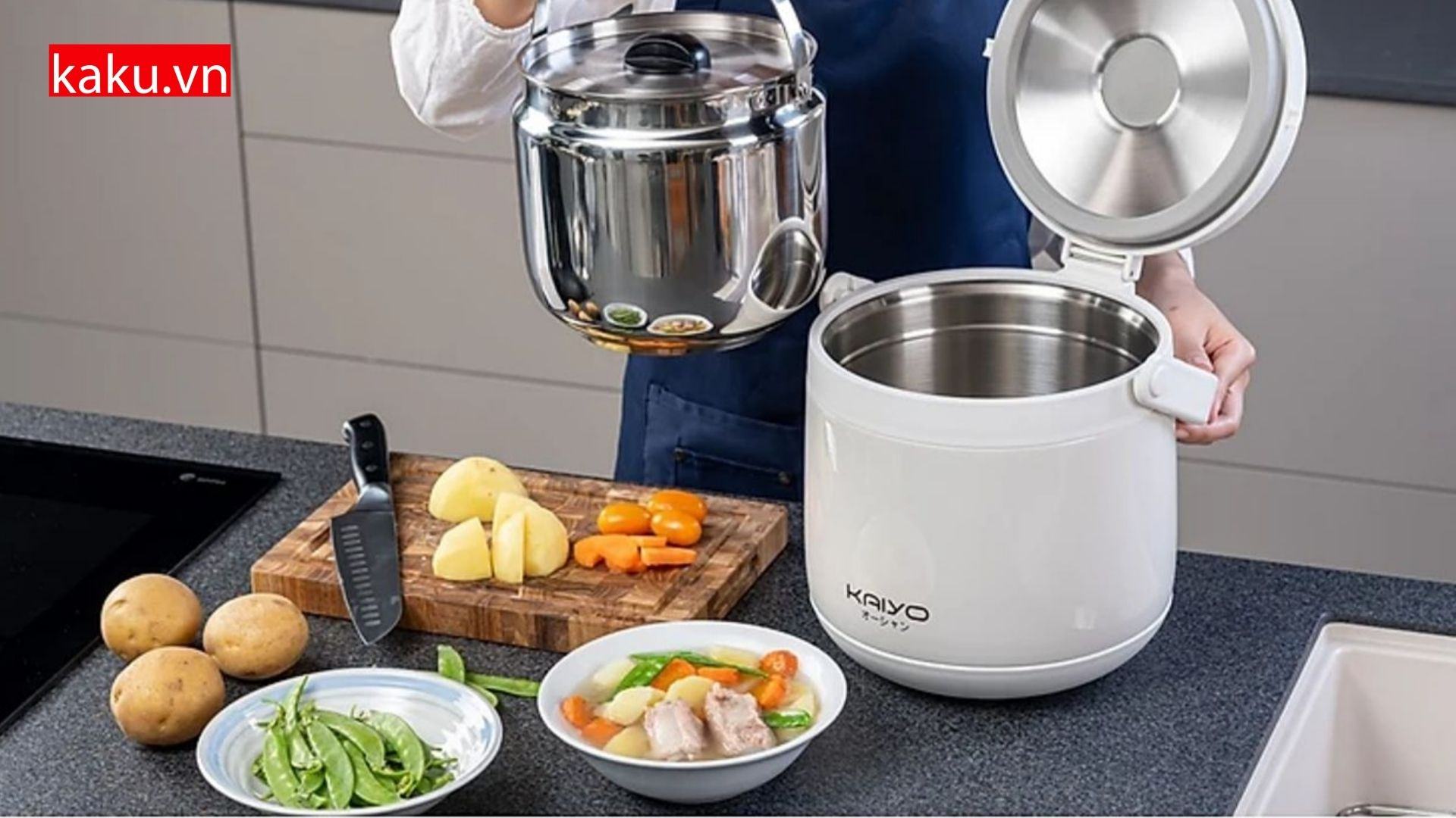 Nồi Ủ KAIYO-NHẬT KTC45W CAO CẤP 6 Nồi Ủ KAIYO-NHẬT KTC45W CAO CẤP