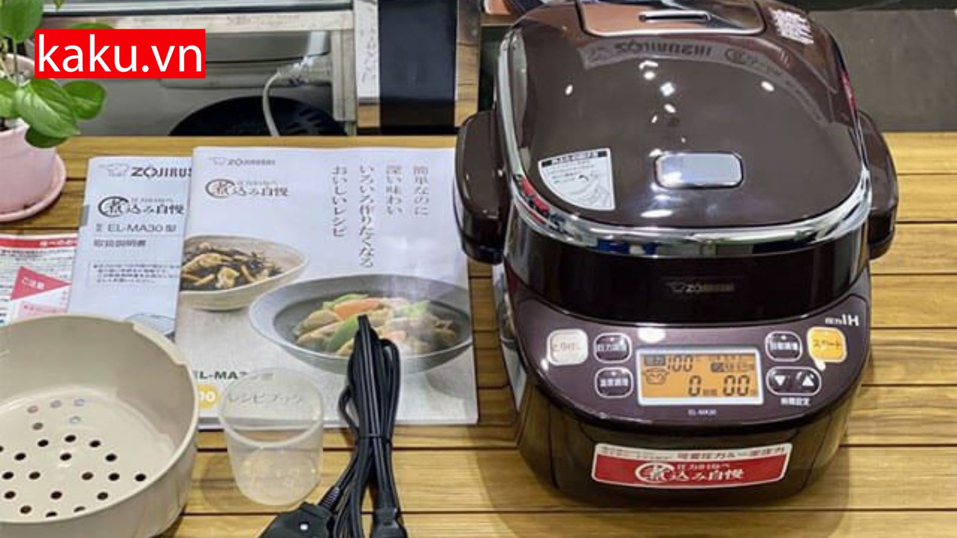 Nồi áp suất điện Zojirushi EL-MA30 nội địa Nhật 11 nồinnaucaotan