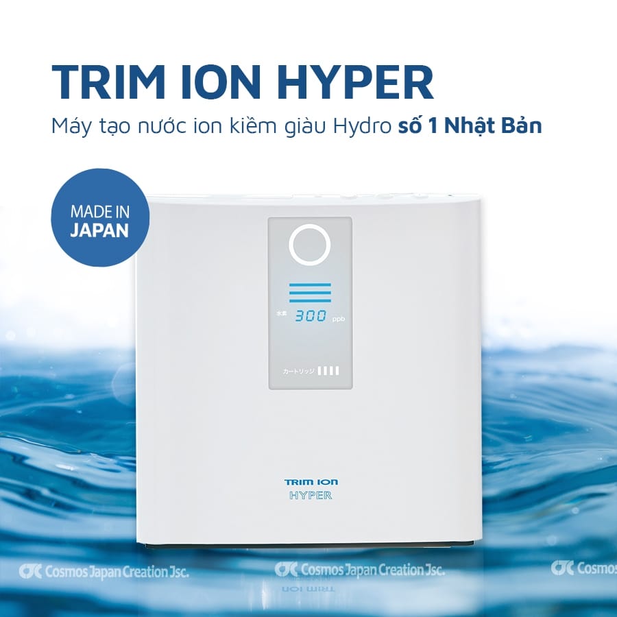 Máy lọc nước điện giải TRIM ION HYPER - Tăng cường sức khỏe gia đình 3 Máy lọc nước điện giải TRIM ION HYPER - Tăng cường sức khỏe gia đình