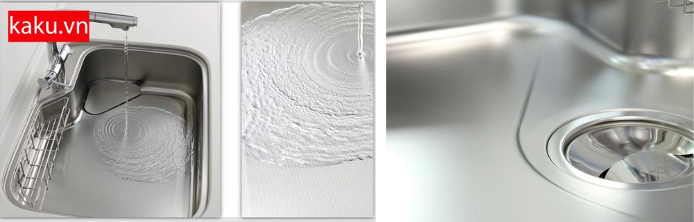 Chậu rửa bát Nhật nội địa có sự hoàn thiện cao