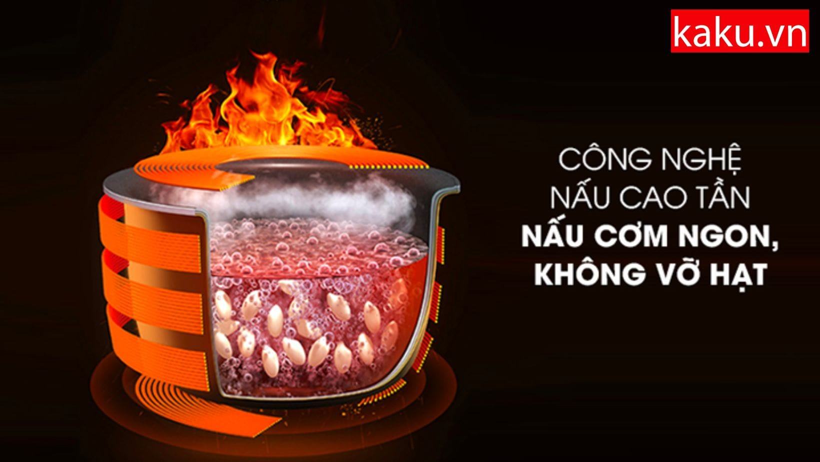 Các chức năng mà bạn chưa biết về nồi cơm điện cao tần 7 Chức năng kiểm soát nhiệt độ