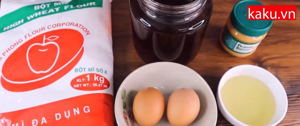 Nguyên liệu làm vỏ bánh trung thu bằng nồi cơm điện