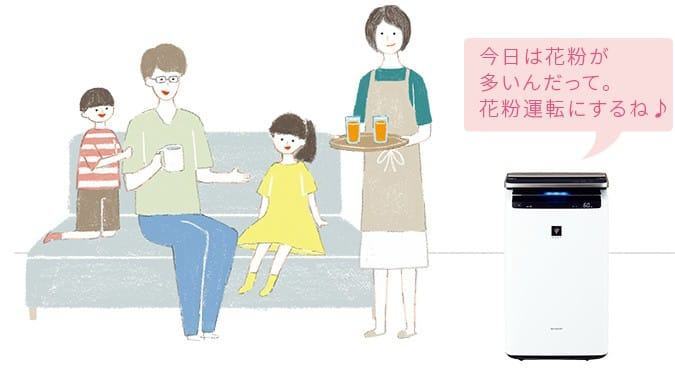 Công nghệ Cocoro Air của máy lọc không khí Sharp nội địa Nhật 5 máy lọc không khí sharp