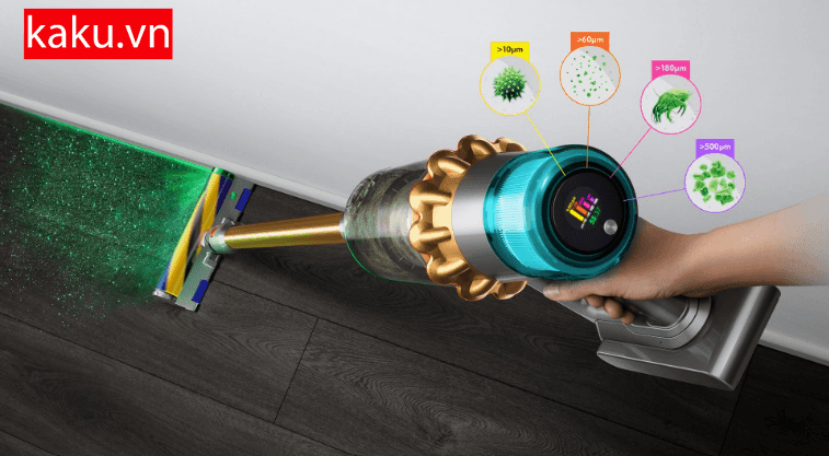 Tận hưởng không gian sạch sẽ với máy hút bụi Dyson V15. 7 máy hút bụi chế đọ auto