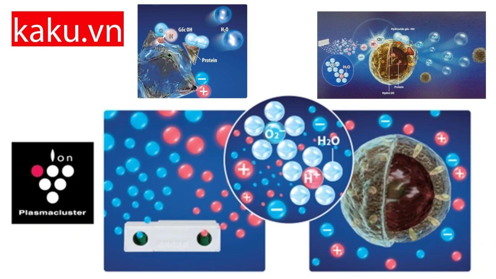 Plasmacluster công nghệ độc quyền của Shap.