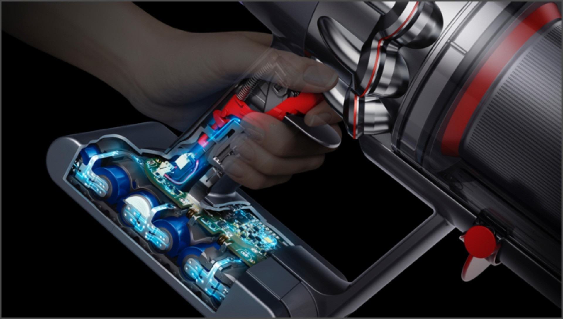 Công suất không sụt giảm
Pin niken-coban-nhôm bảy cell có công suất không sụt giảm cho phép làm sạch mọi ngõ ngách trong nhà bạn. v11_7
