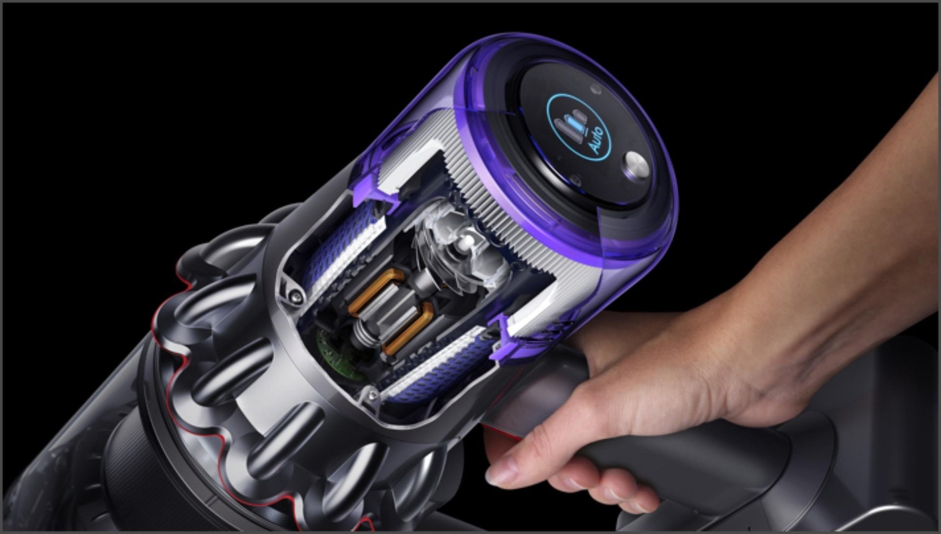 Được trang bị động cơ kỹ thuật số Dyson V11
Máy hút bụi thông minh và mạnh mẽ nhất của Dyson v11_8