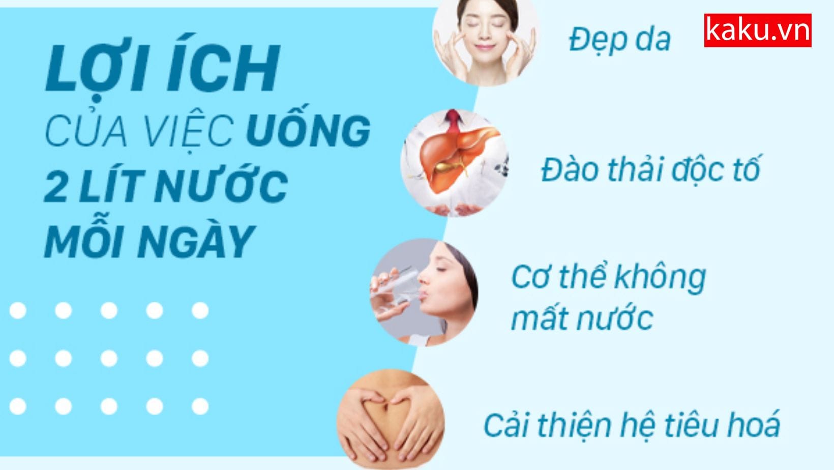 Uống nước mỗi ngày giúp ta điều gì ?