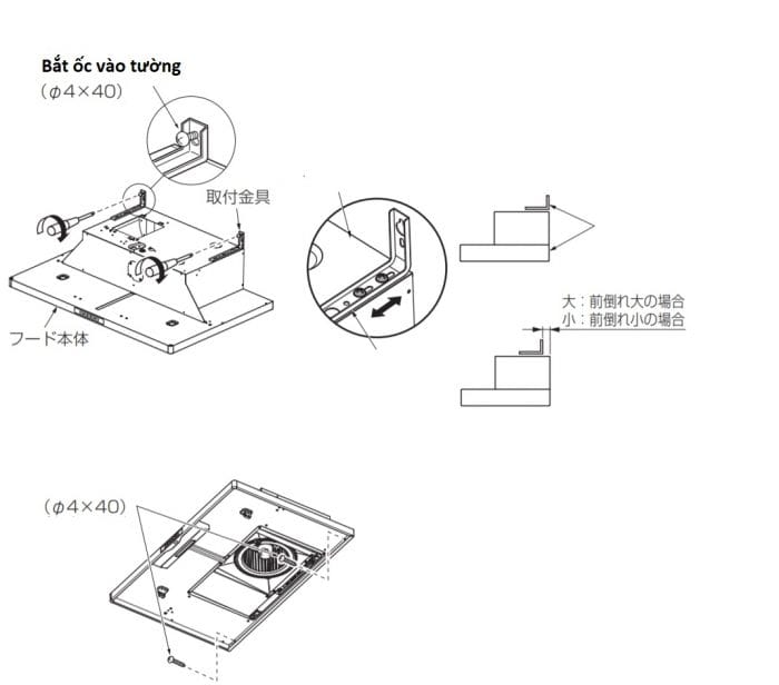 Những lưu ý trước khi lắp đặt máy hút mùi nội địa Nhật 4 Những lưu ý trước khi lắp đặt máy hút mùi nội địa Nhật