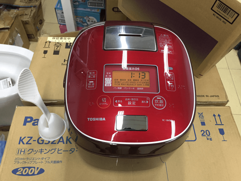 Nồi cơm điện Toshiba RC-18VSL-R chức hút chân không 2 Nồi cơm điện Toshiba RC-18VSL-R chức hút chân không - Hình ảnh 2