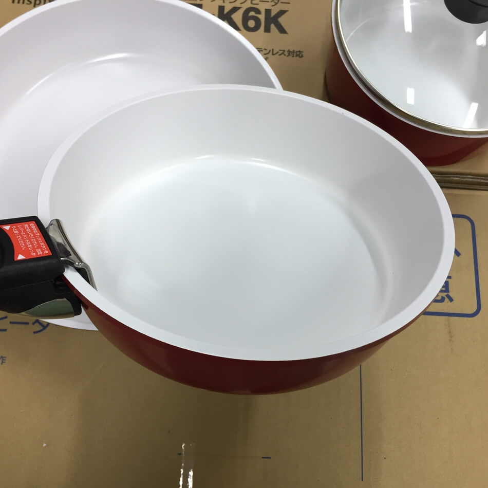 Bộ nồi chảo gốm CERAMIC 5 món tay kẹp di động 3 Bộ nồi chảo gốm CERAMIC 5 món tay kẹp di động - Hình ảnh 3