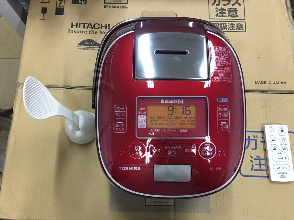 Nồi cơm điện Toshiba RC-10VSL-RS chức năng hút chân không 2 Nồi cơm điện Toshiba RC-10VSL-RS chức năng hút chân không - Hình ảnh 2