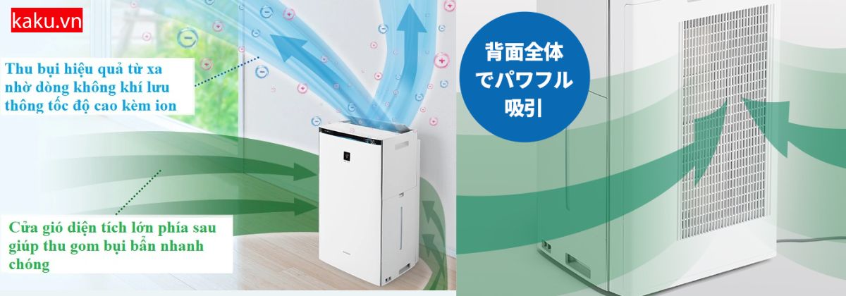 Sharp KI-PX100 máy lọc không khí, bù ẩm Nội Địa Nhật 8 Sharp KI-PX100 máy lọc không khí, bù ẩm Nội Địa Nhật