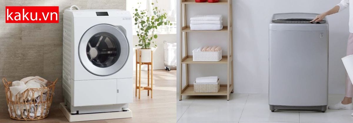 máy giặt lồng ngang và lồng đứng