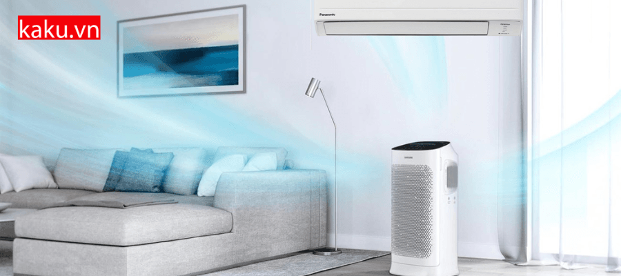 Có nên sử dụng máy lọc không khí khi bật điều hòa không? 4 Lợi ích của máy lọc không khí khi bật điều hòa.