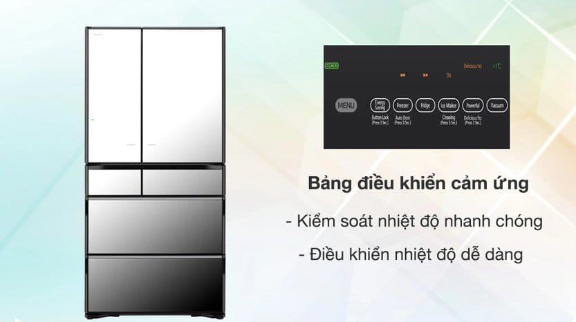 Tủ Lạnh Hitachi RHW620RV: Khám phá Tủ Lạnh Nhập Khẩu Nhật Bản 6 Cánh
