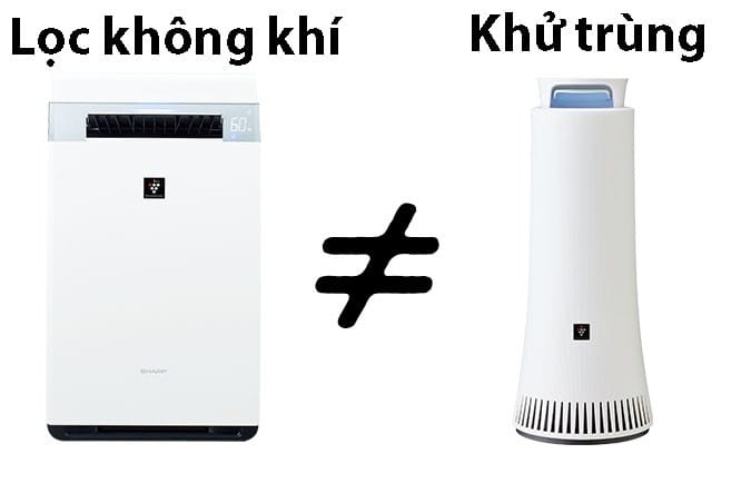 Máy khử trùng nội địa Nhật Sharp có phải là máy lọc không khí ??? 3 sharp