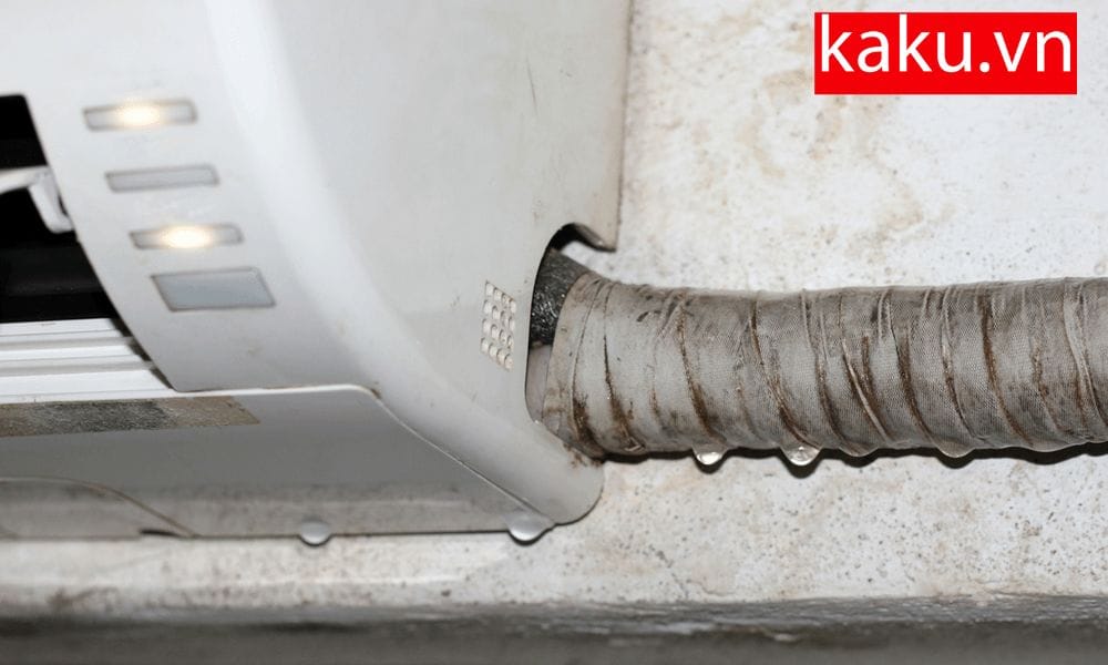 Nguyên nhân cục nóng điều hòa bị chảy nước và cách khắc phục.