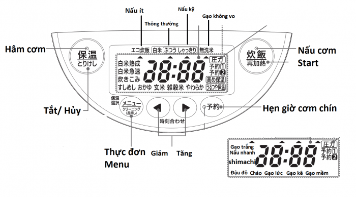 Hướng dẫn sử dụng nồi cơm Zojirushi NP-ZG18/NP-ZG10 nội địa Nhật 3 Hướng dẫn sử dụng nồi cơm Zojirushi NP-ZG18/NP-ZG10 nội địa Nhật