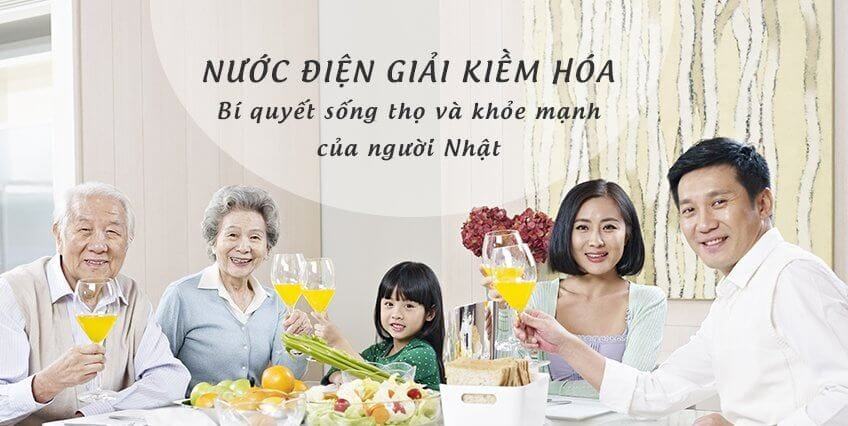 Nước ion kiềm-bí quyết sống khỏe của người Nhật