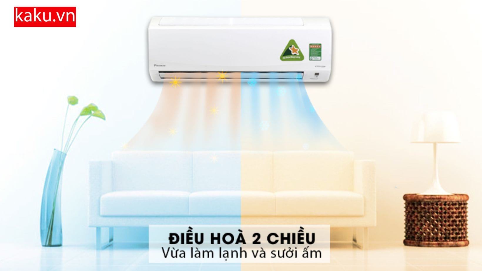 máy điều hòa 2 chiều