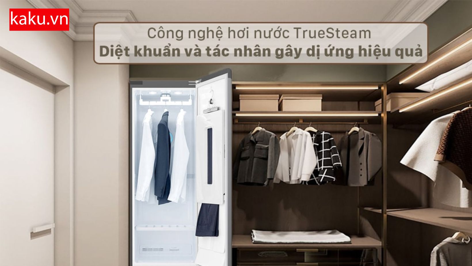 Tủ Giặt-Hấp-Sấy LG Styler S5MB Mặt Gương Kính Đa Năng 8 Trang bị công nghệ